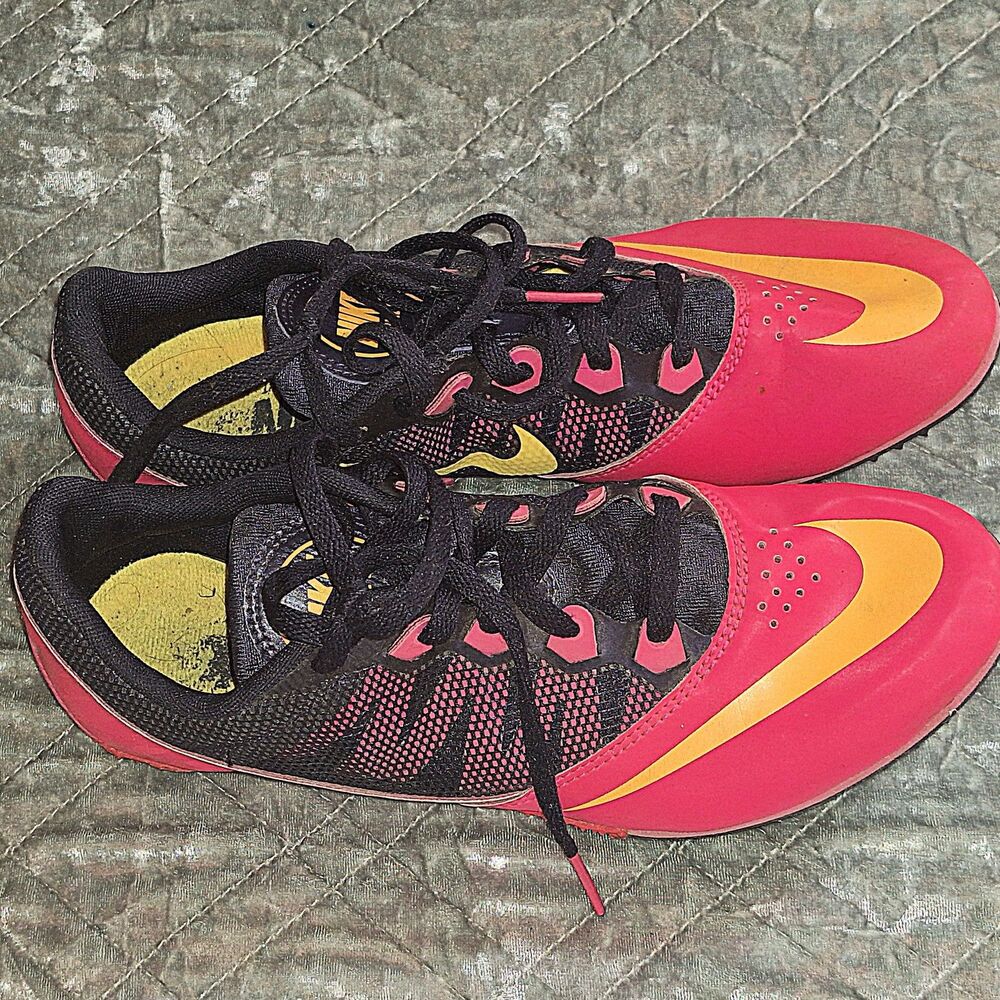 Nike Zoom Rival S Track Field Sprint Spikes Pink 615998-685 Womens Size 9.5 EUC - Picture 8 of 11
